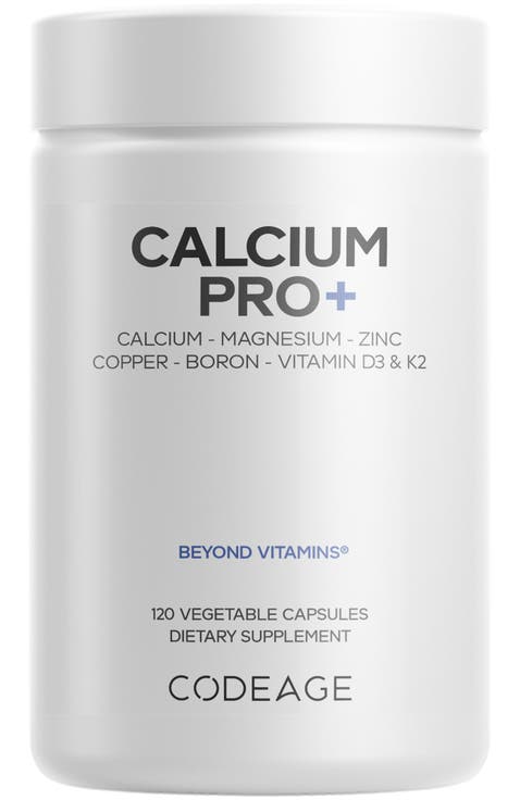 Calcium 250 mg Supplement + Magnesium Zinc Copper & Vitamins