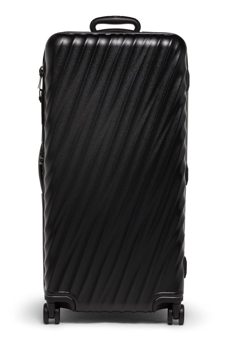 19 Degree Large Trunk Hardside Spinner, Main, color, BLACK TEXTURE