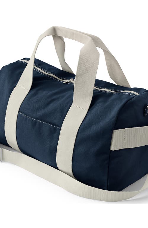 Lands' End Canvas Weekender Duffle Bag In Blue