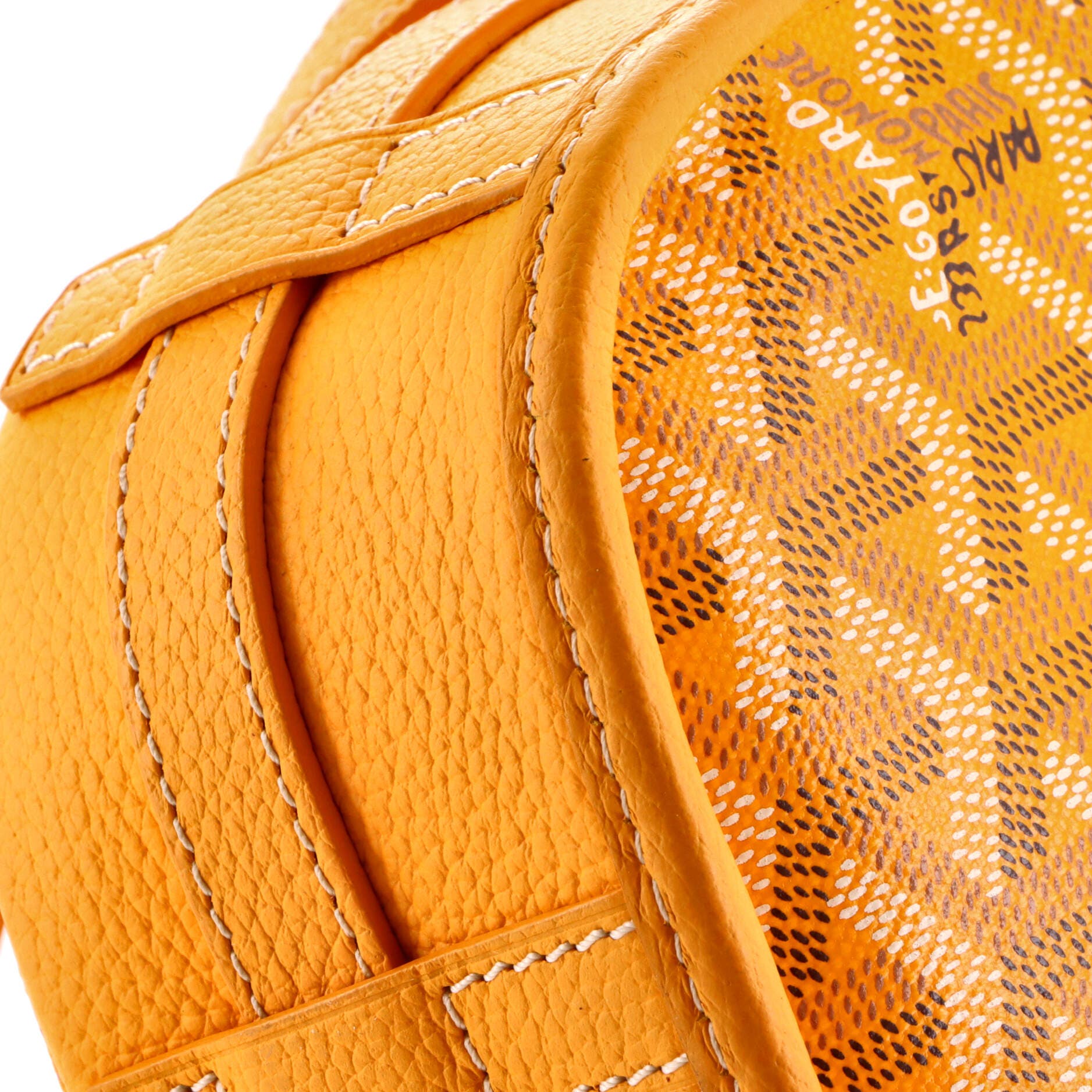 Pre-Owned Goyard Belvedere II Messenger Bag Coated Canvas PM, Alternate, color, Yellow