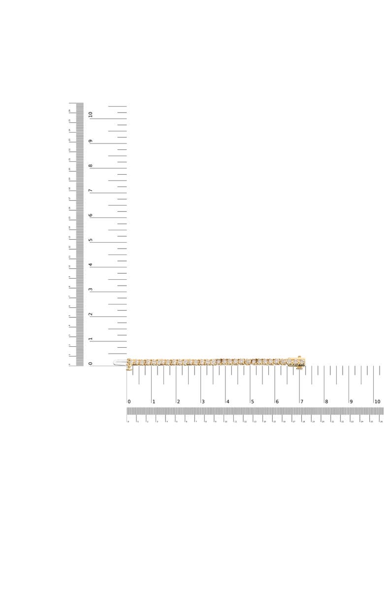 Haus of Brilliance 14K Yellow Gold 6.0 Cttw Classic 4 Diamond Tennis Bracelet, Alternate, color, Yellow