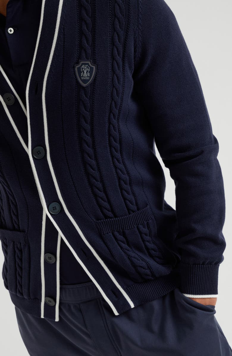 Brunello Cucinelli Cable knit cardigan, Alternate, color, 