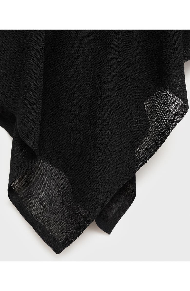 MANGO Asymmetric Knit Cape, Alternate, color, 