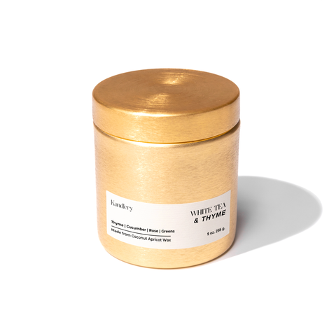 White Tea & Thyme Luxury Candle