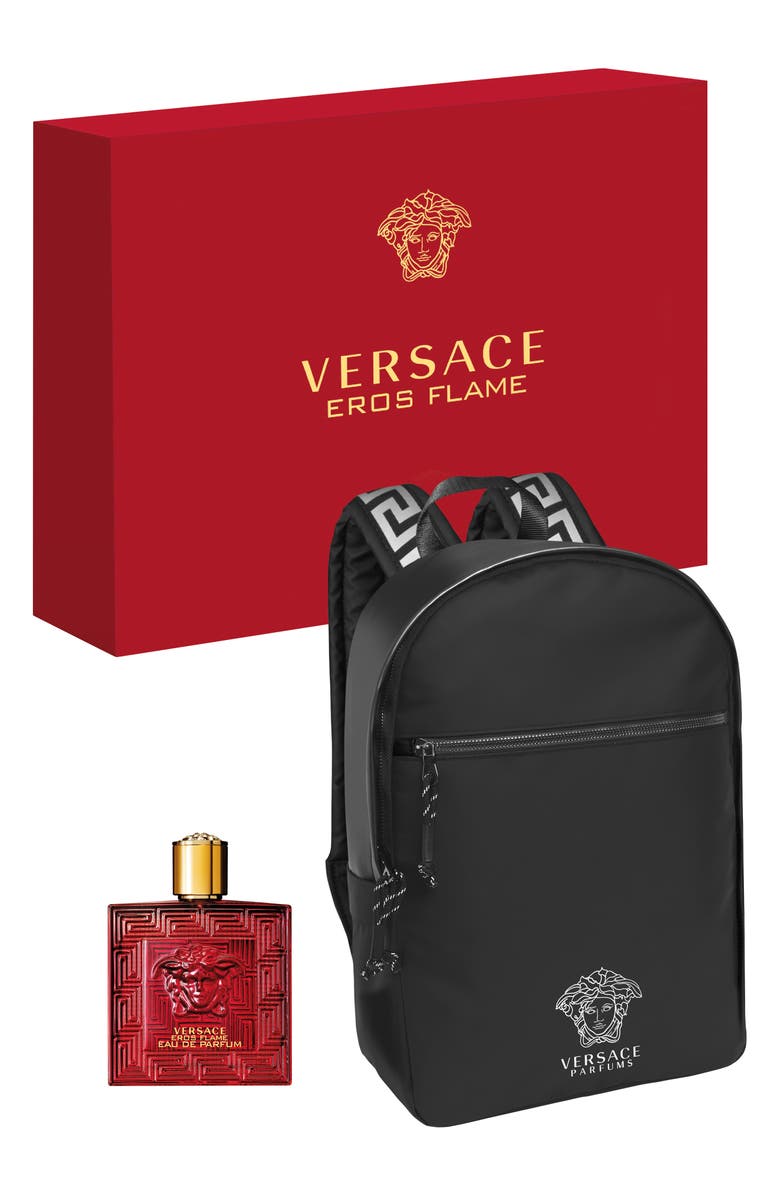 Versace Eros Flame Eau de Parfum Spray & Backpack USD $152 Value, Main, color,