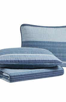 Nautica Ridgeport Open Dark Blue Quilt Set