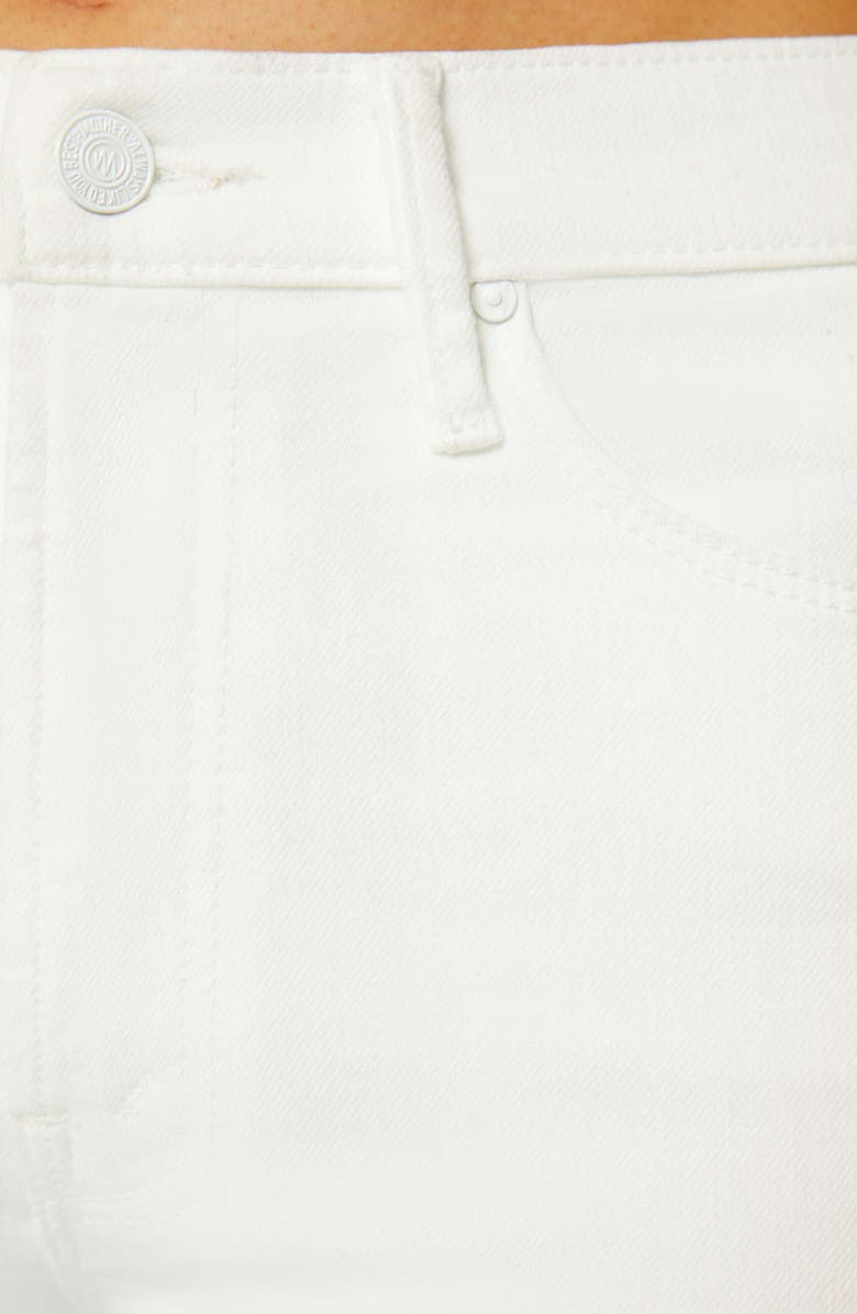 MOTHER The Stunner Bunny Snip High Waist Zip Hem Capri Jeans, Alternate, color, Fairest Of Them All