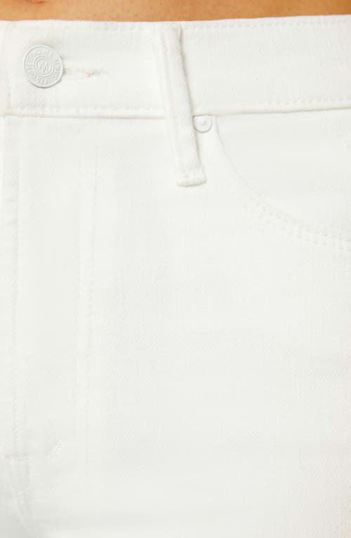 Mother The Stunner Bunny Snip High Waist Zip Hem Capri Jeans In Fairest Of Them All