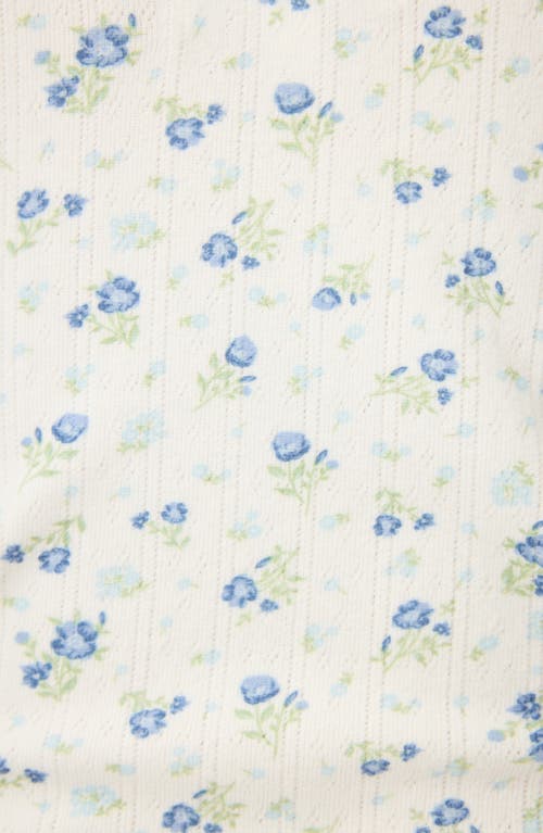 Pj Salvage More Amour Floral Ditsy Pointelle Pajamas In White