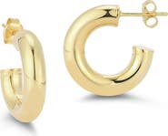 GLAZE JEWELRY Tube Huggie Hoop Earrings