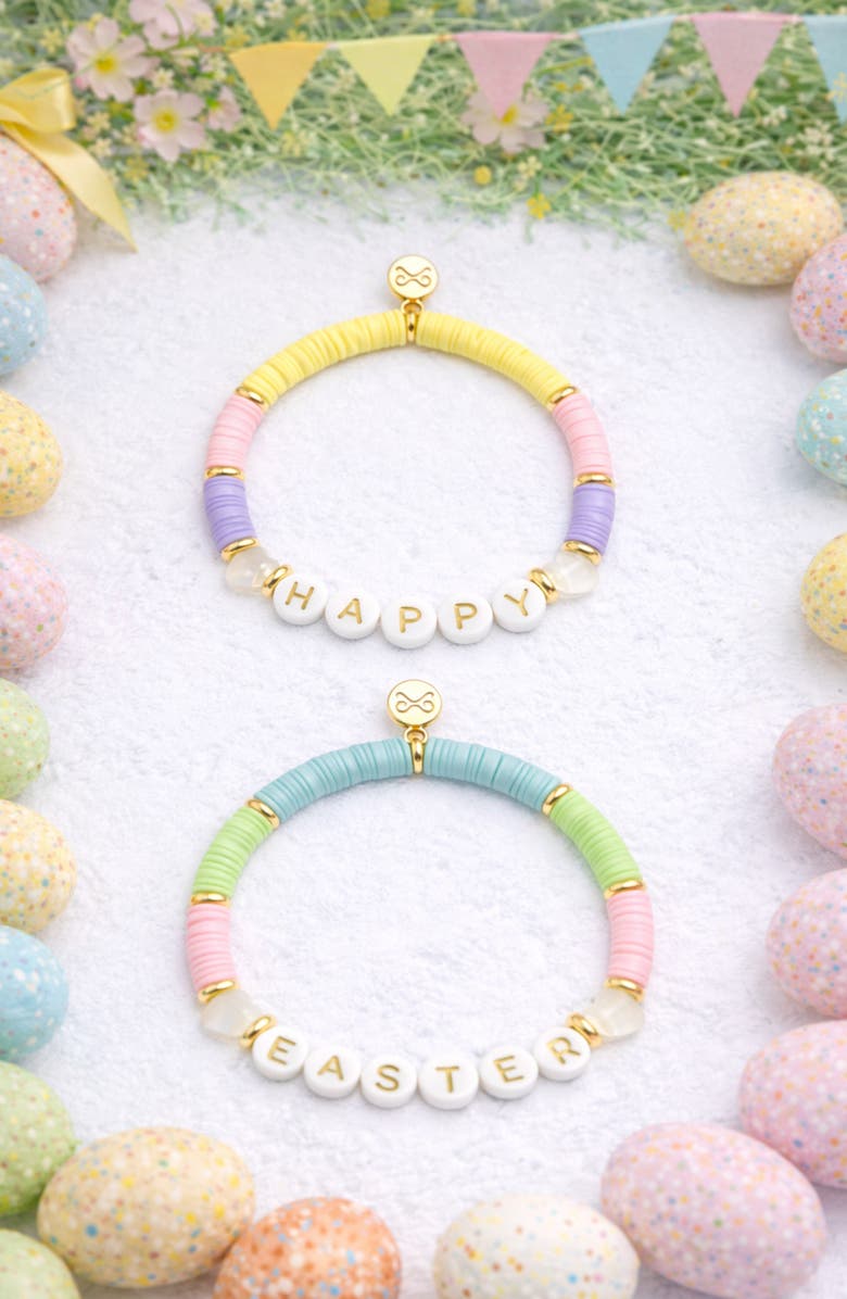 Bits & Bows Happy Easter Bracelet Gift Set, Alternate, color, Multi