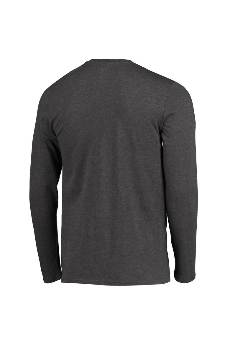 Men's Concepts Sport Green/Heathered Charcoal Colorado State Rams Meter Long Sleeve T-Shirt & Pants Sleep Set, Alternate, color, Heather Charcoal