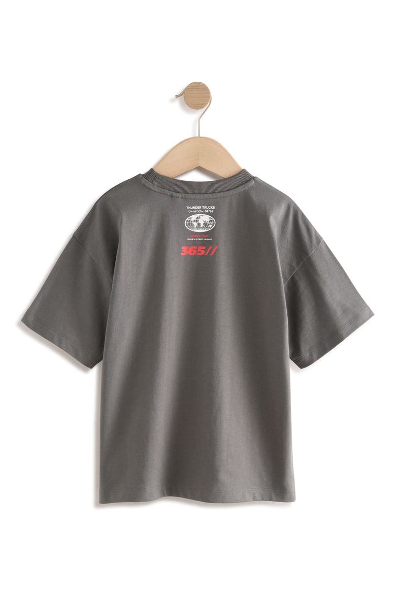 Kids' Monster Truck Graphic T-Shirt, Alternate, color, GREY