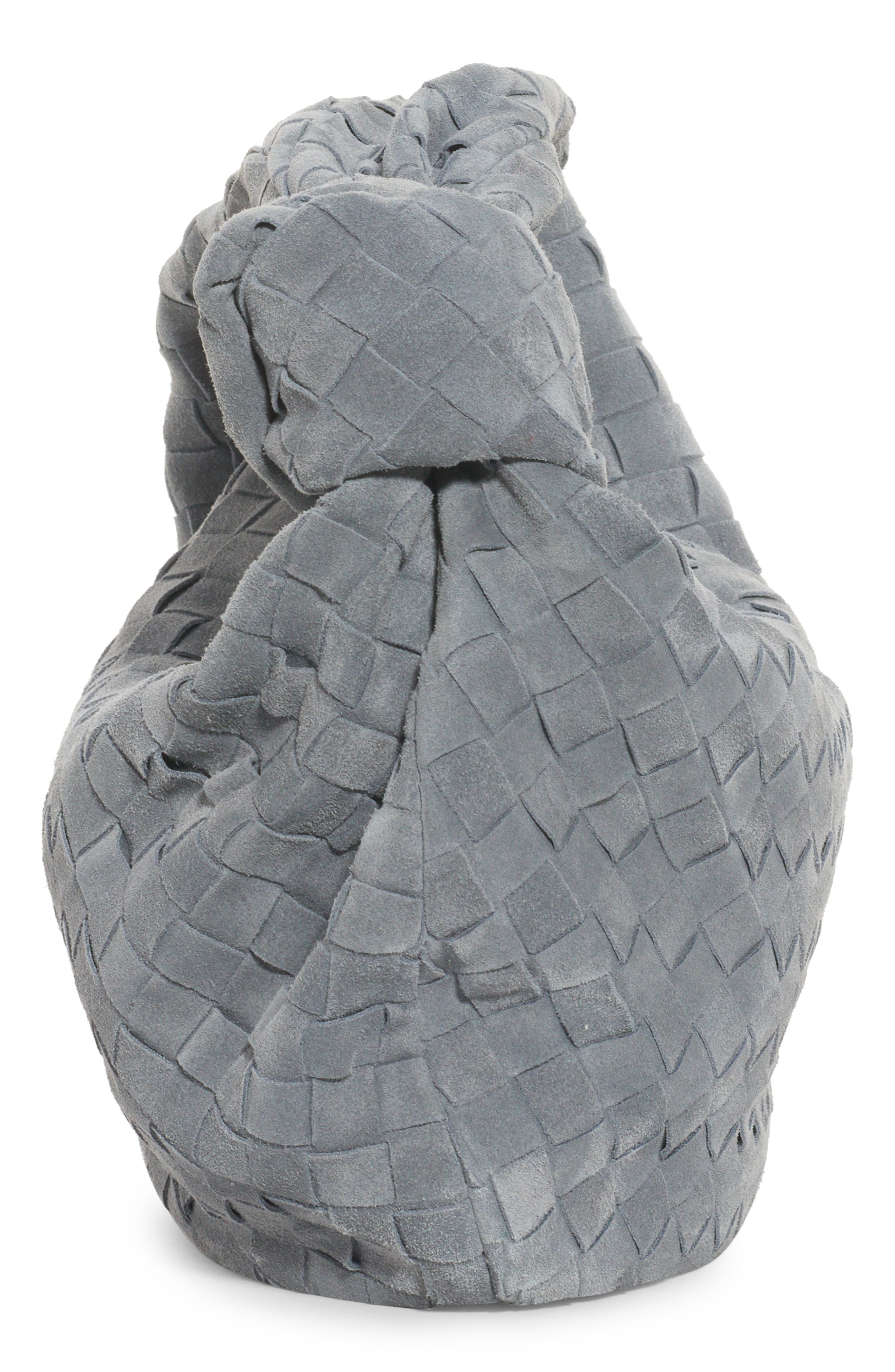 Bottega Veneta Teen Jodie Intrecciato Suede Hobo, Alternate, color, 