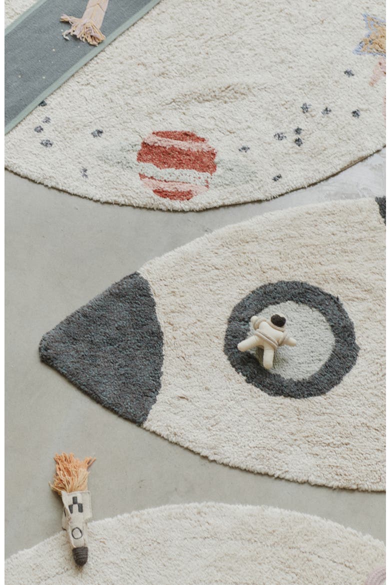 Rocket Cotton Blend Washable Rug, Alternate, color, DARK GREY