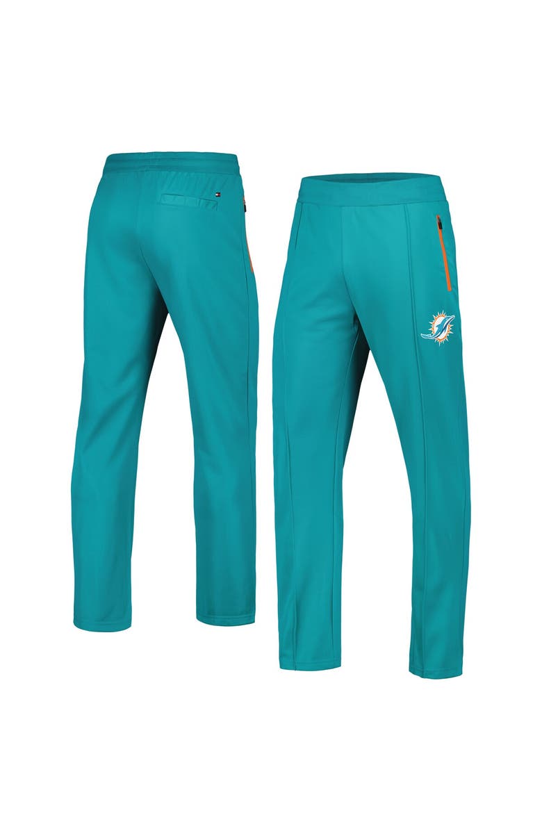 Tommy Hilfiger Men's Tommy Hilfiger Aqua Miami Dolphins Grant Track Pants, Main, color,
