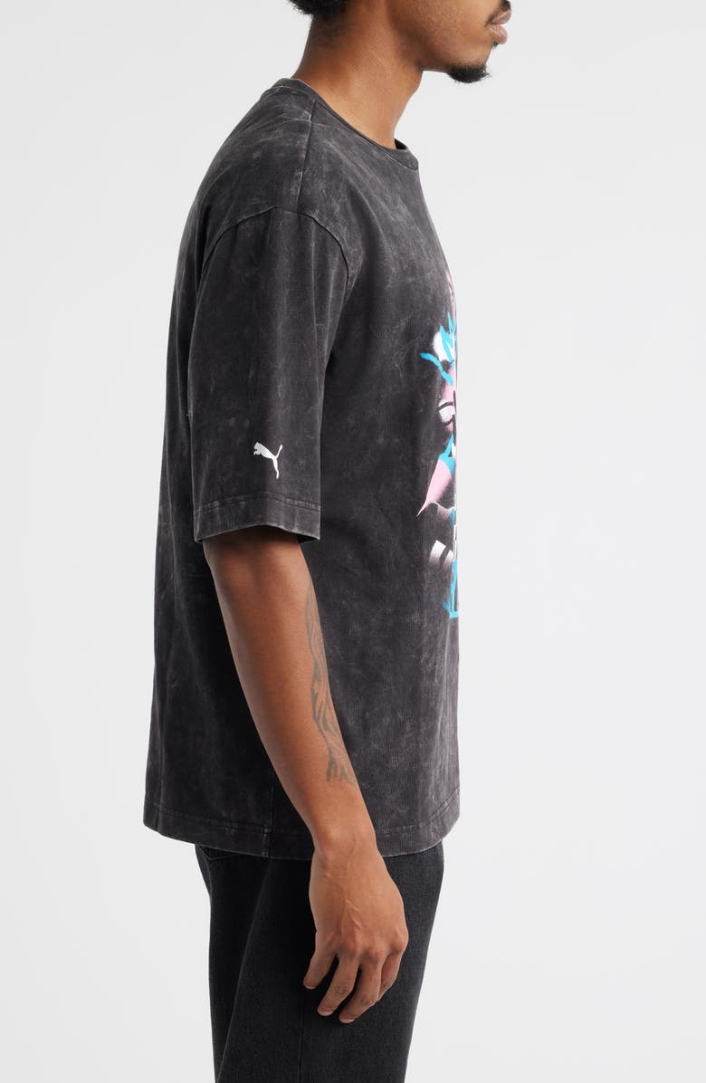 PUMA Formula 1<sup>®</sup> Vegas Driver Cotton Graphic T-Shirt, Alternate, color, Puma Black