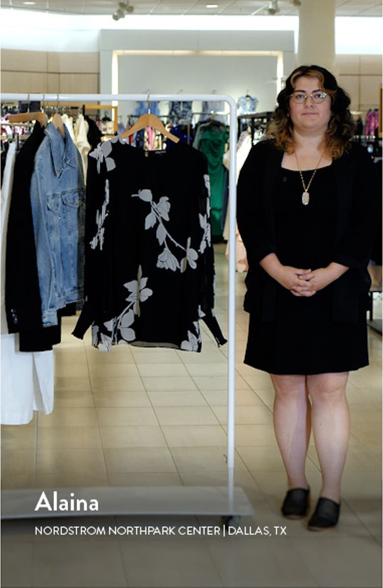 Katalina Floral Pleated Sleeve Top, sales video thumbnail