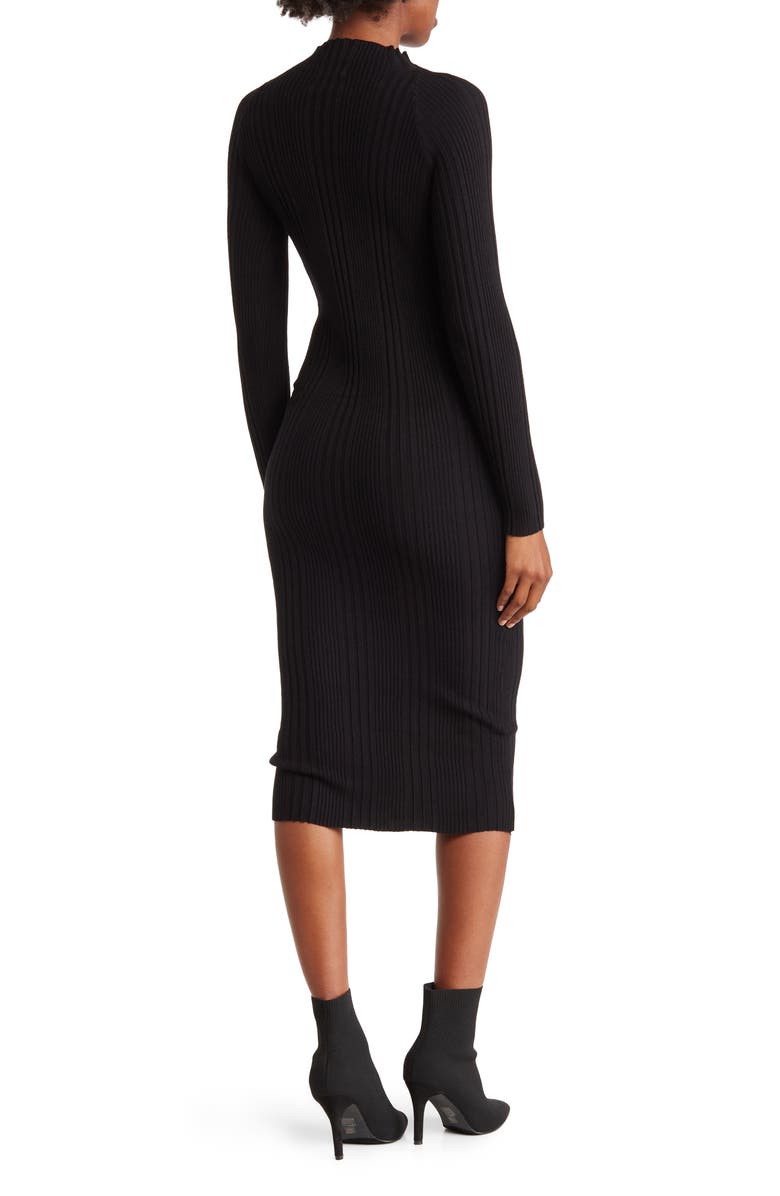 STITCHDROP Gateway Ribbed Midi Dress, Alternate, color, 