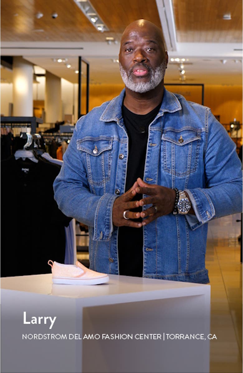 Kids' Glitter Slip-On Sneaker, sales video thumbnail