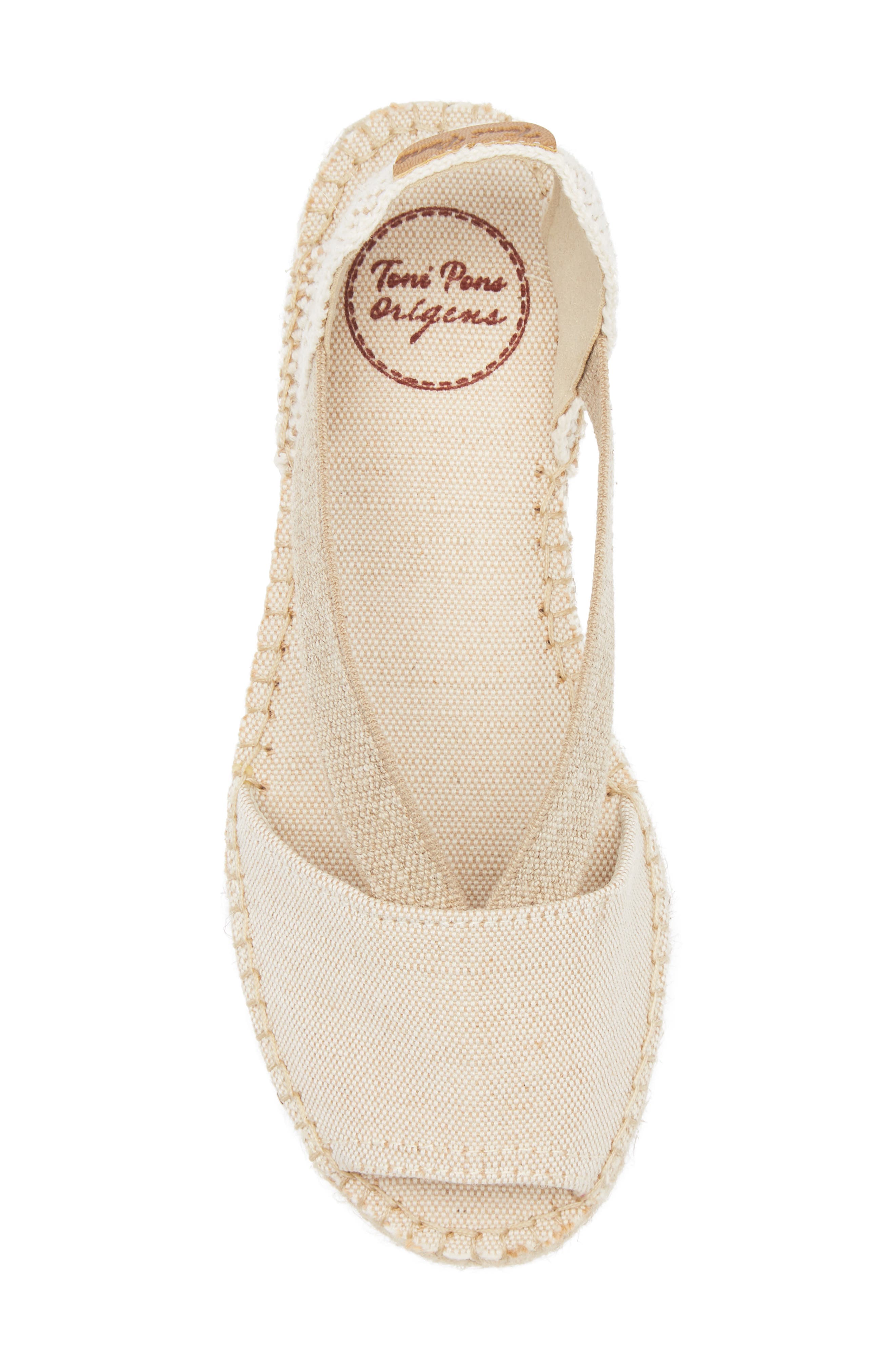 Elora Espadrille Sandal, Alternate, color, NATURAL