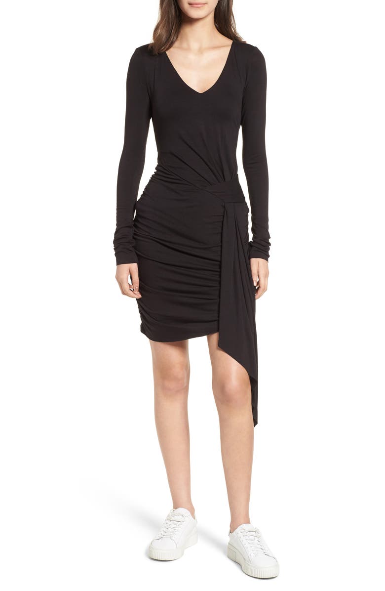 KENDALL + KYLIE V-Neck Dress, Main, color,