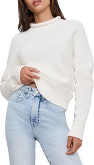 Good American Mock Neck Sweater