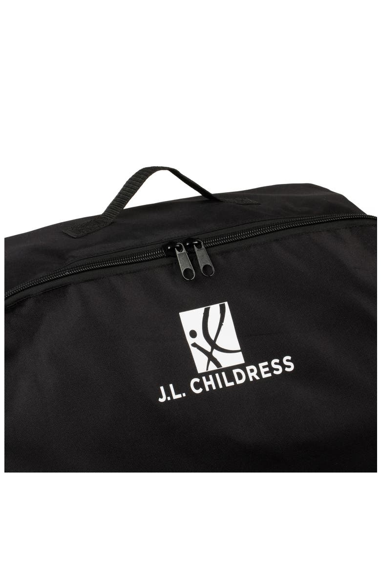 Deluxe Padded Backpack Car Seat Travel Bag, Alternate, color, BLACK