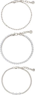 Ettika Set of 3 Dainty Bracelets