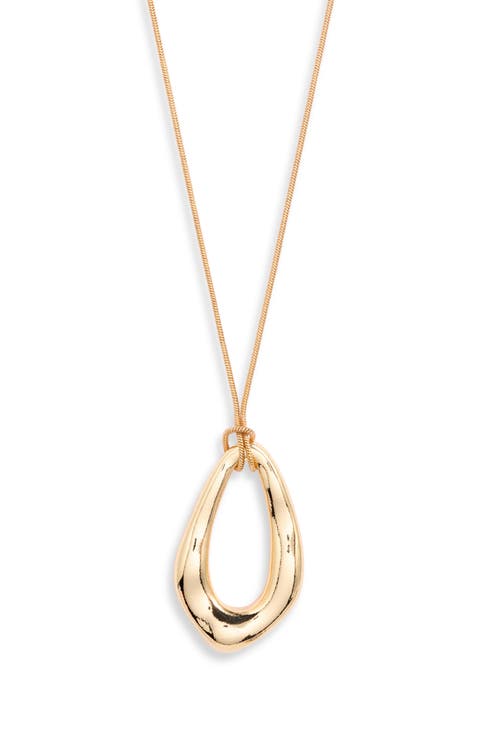 Free Form Pendant Necklace