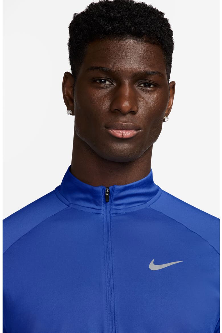 Dri-FIT Stride Half Zip Running Top, Alternate, color, HYPER ROYAL