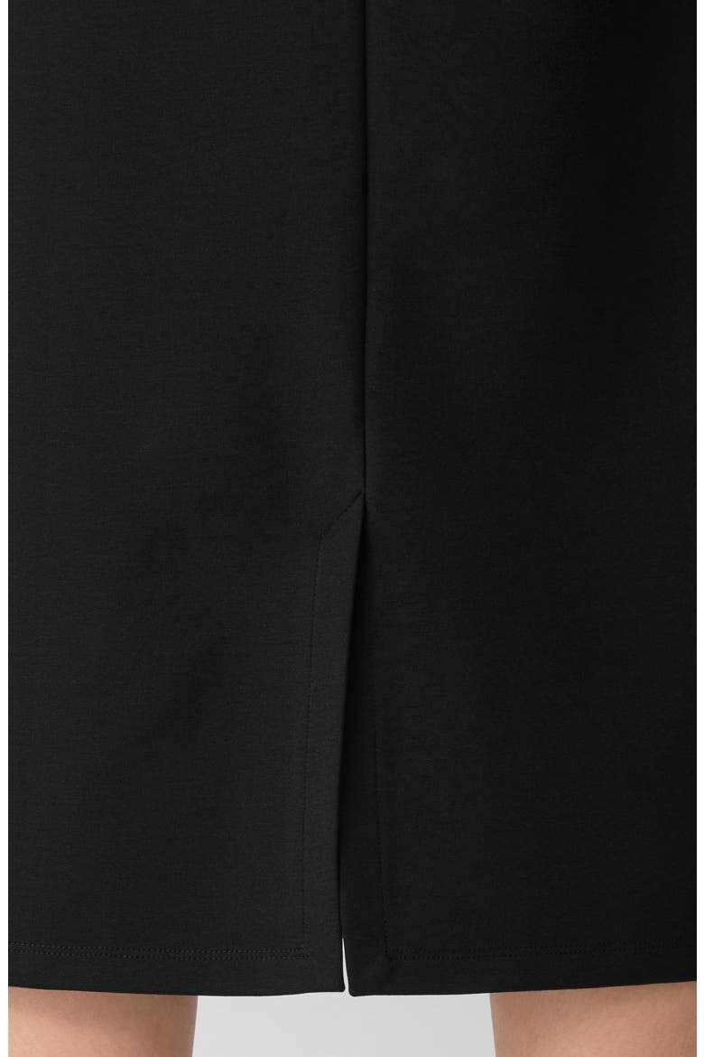 Pocket Midi Skirt, Alternate, color, BLACK