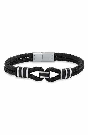 Men's Braided Leather Bracelet