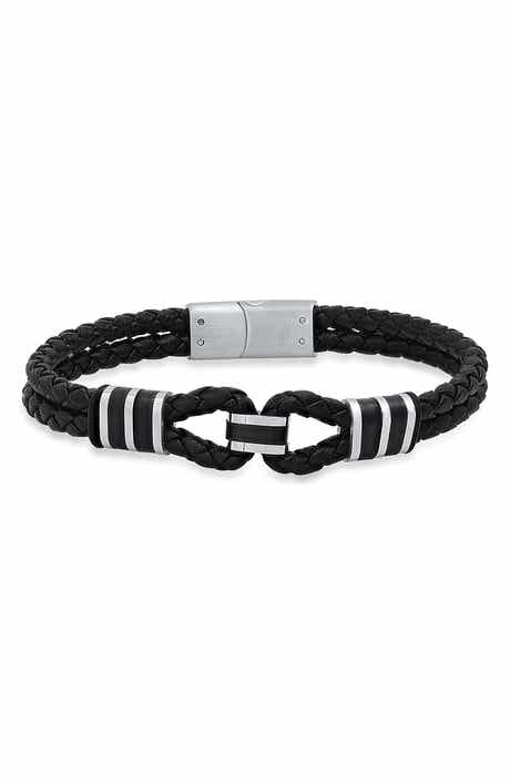 Men's Braided Leather Bracelet
