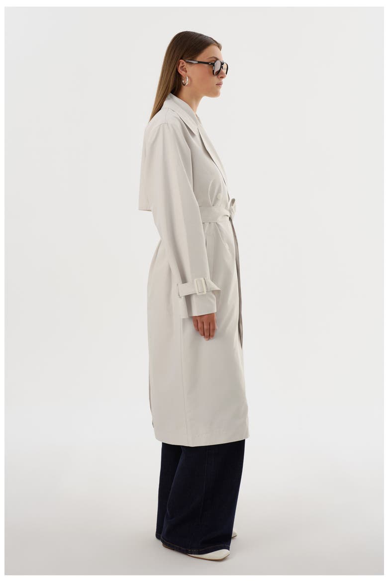 Colette | Trench Coat, Alternate, color, Whisper White