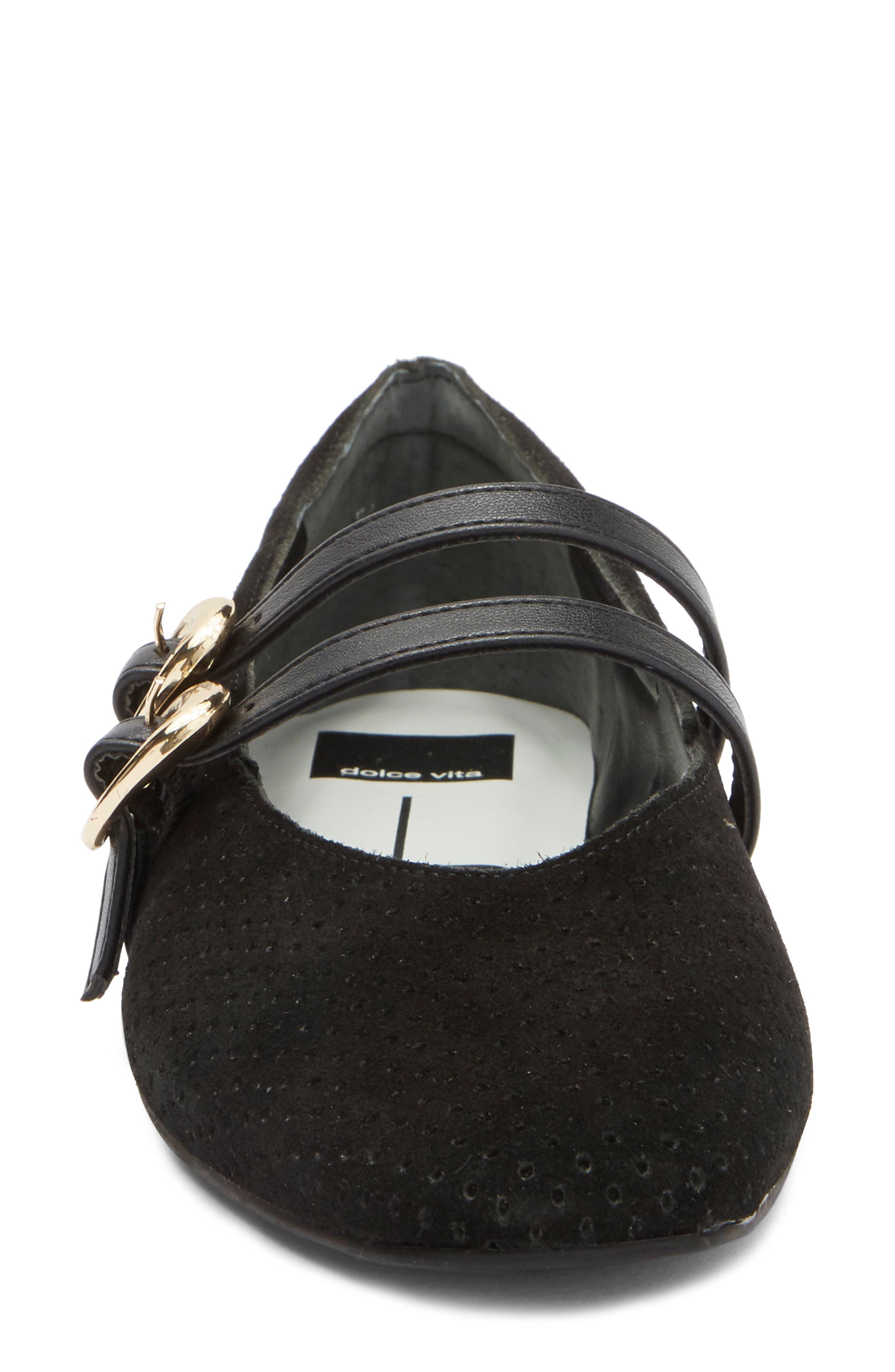Dolce Vita Alenia Perforated Mary Jane Flat, Alternate, color, 