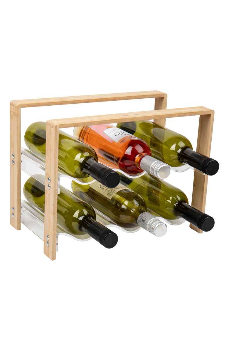 MIND READER 6-Bottle Wine Rack, Alternate, color, 