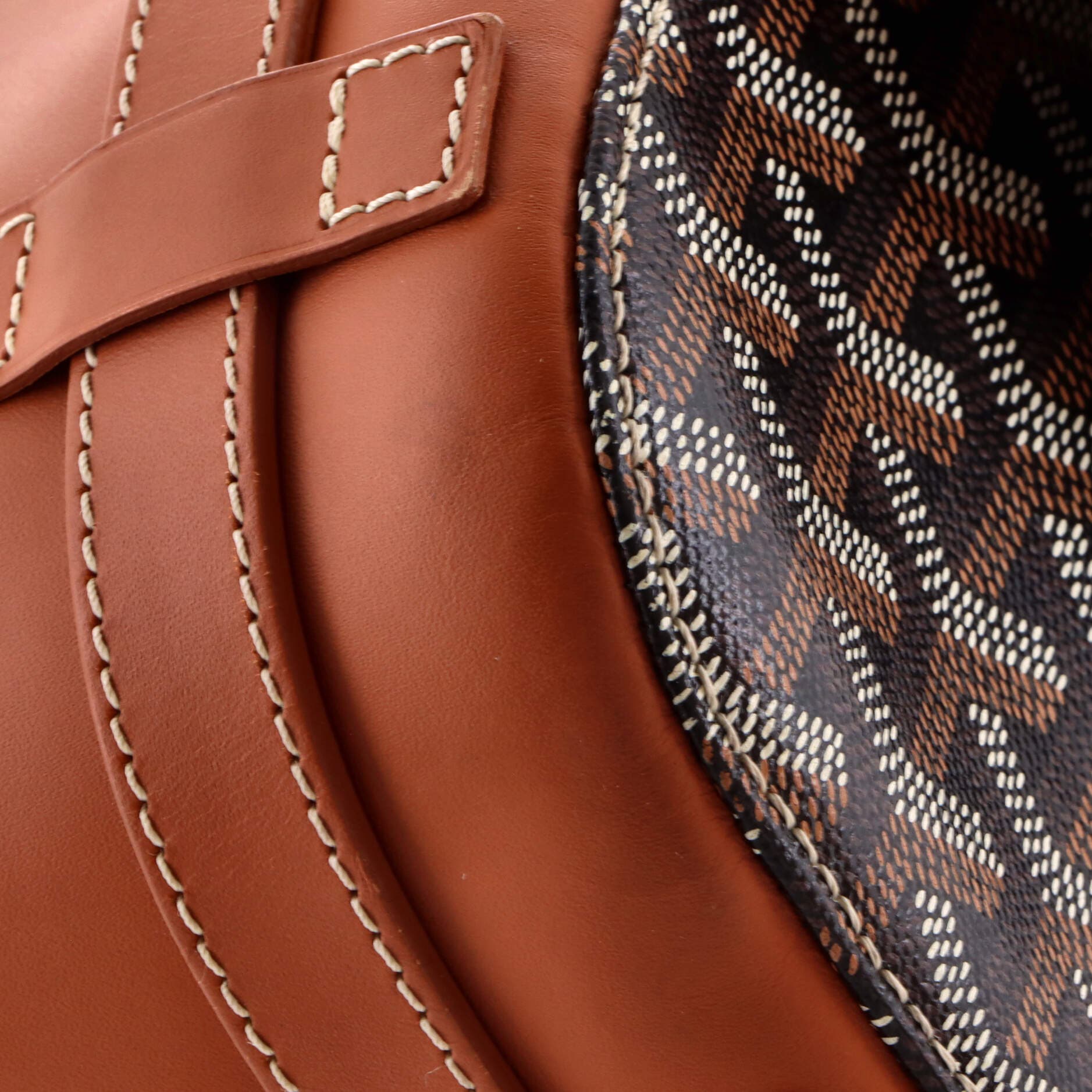 Pre-Owned Goyard Belvedere II Messenger Bag Coated Canvas MM, Alternate, color, Brown