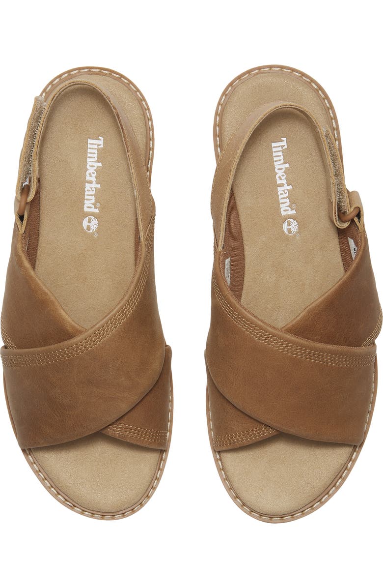 Timberland Safari Dawn Slingback Sandal, Alternate, color, Medium Beige Full Grain