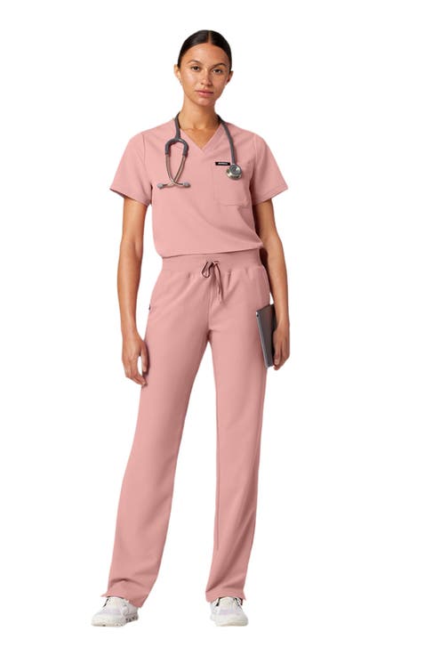 Rhena Women's 1-Pocket Slim V-Neck Scrub Top