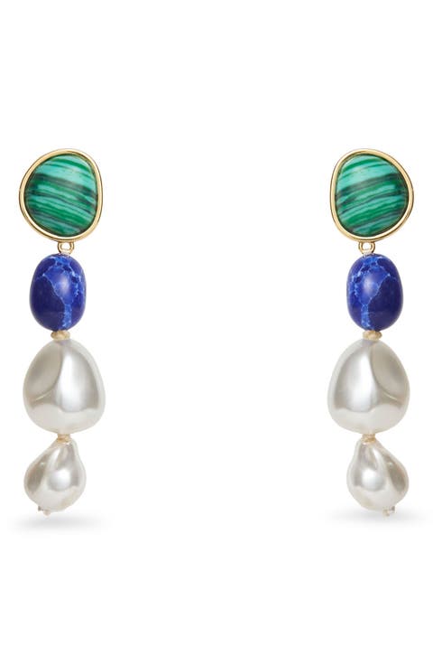 Baroque Drop Earrings
