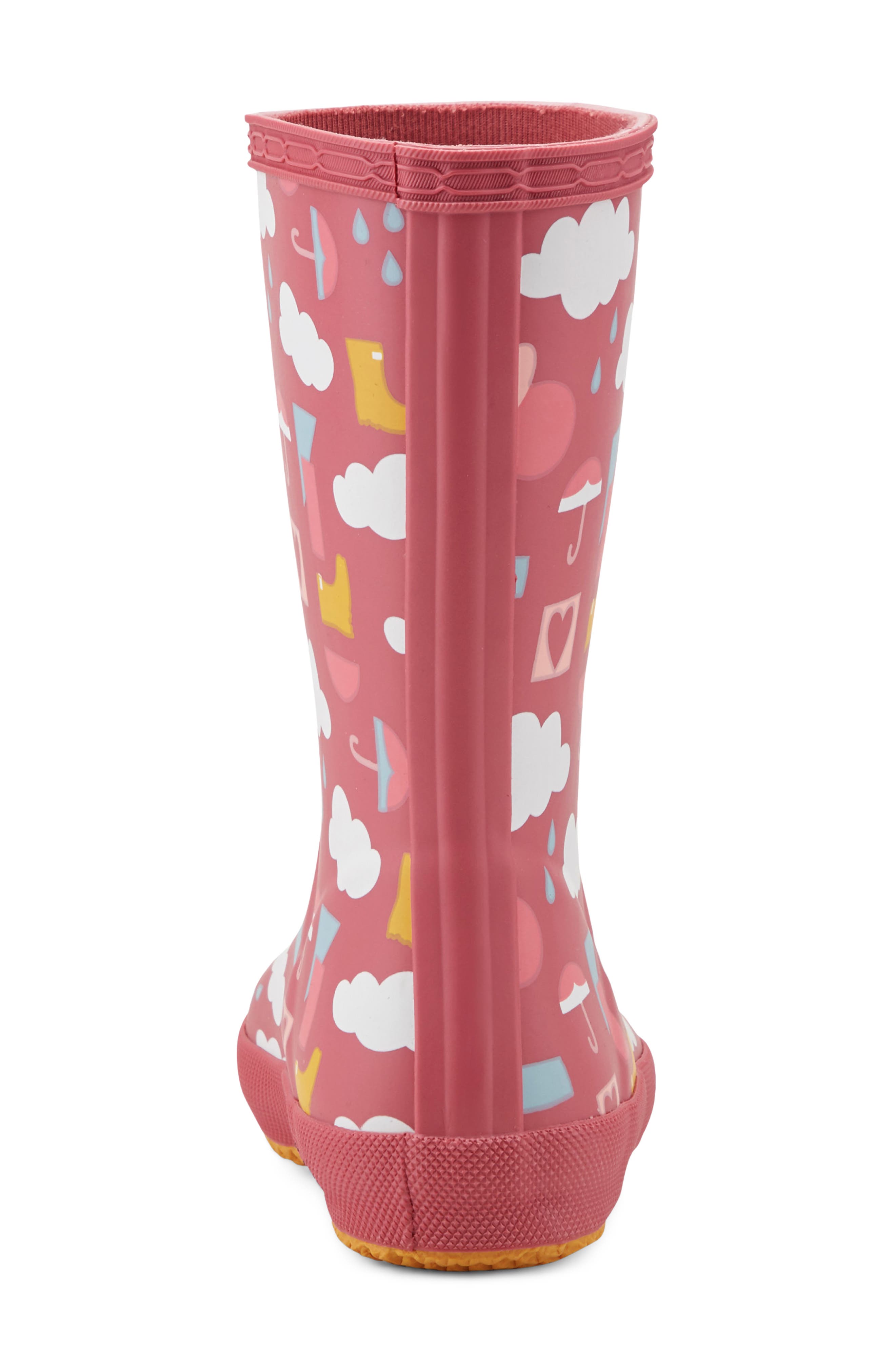 Kids' First Classic Rain Boot, Alternate, color, DARK RED 602
