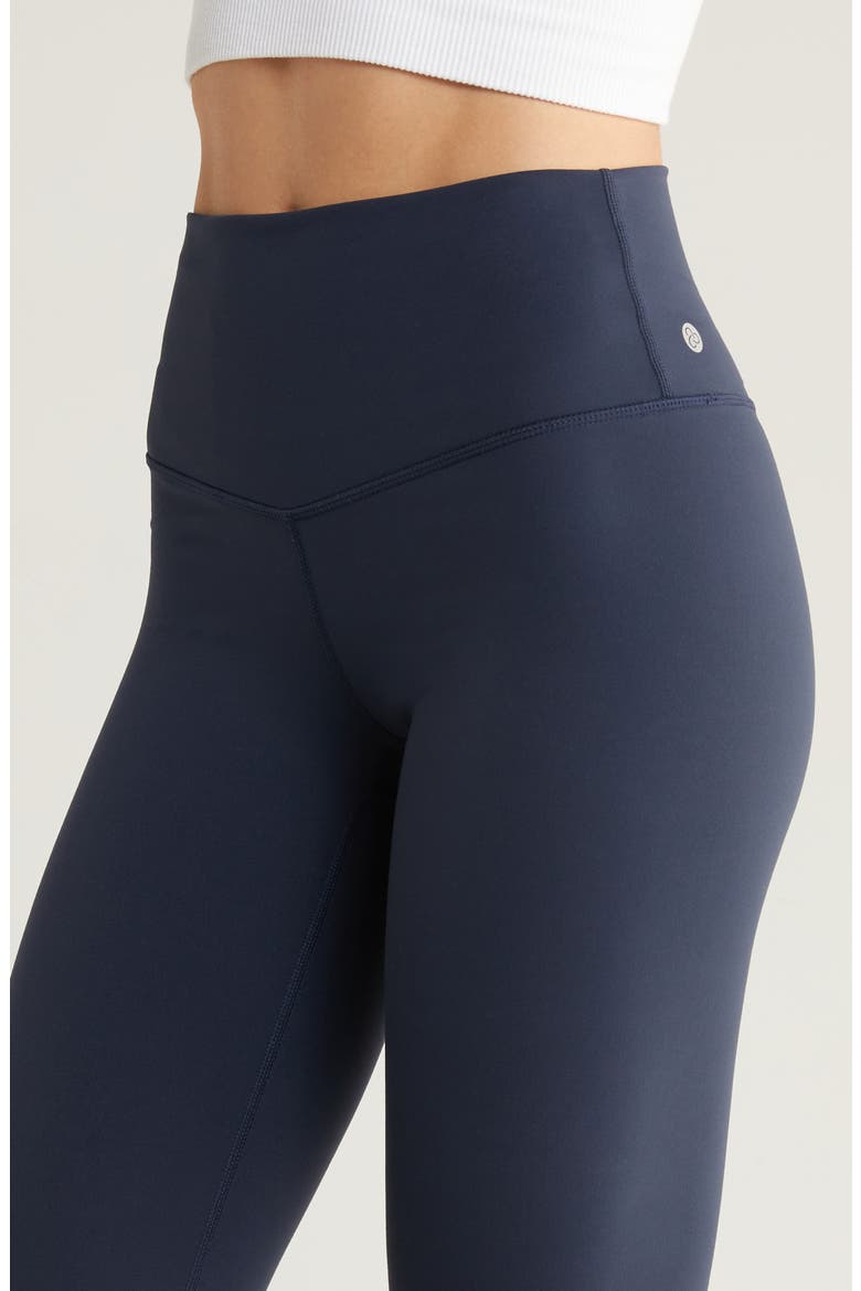 Studio Luxe High Waist Capri Leggings, Alternate, color, NAVY SAPPHIRE