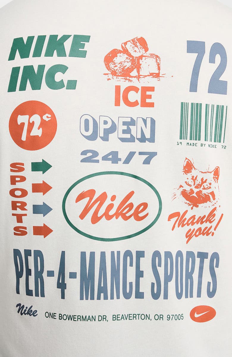 Nike Dri-FIT 3MO GFX Graphic T-Shirt, Alternate, color, Sail