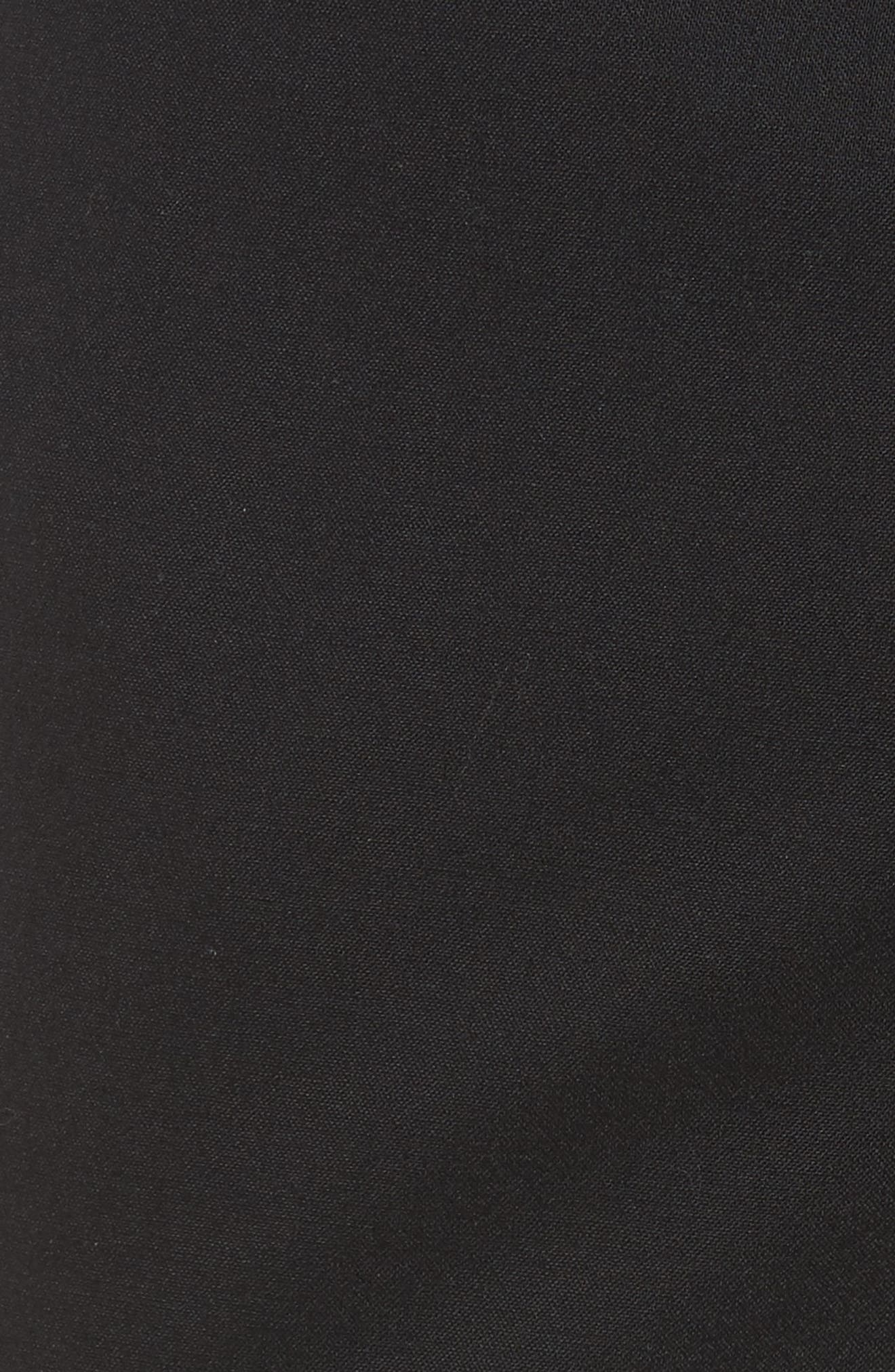 Flat Front Stretch Solid Wool Trousers - image 2