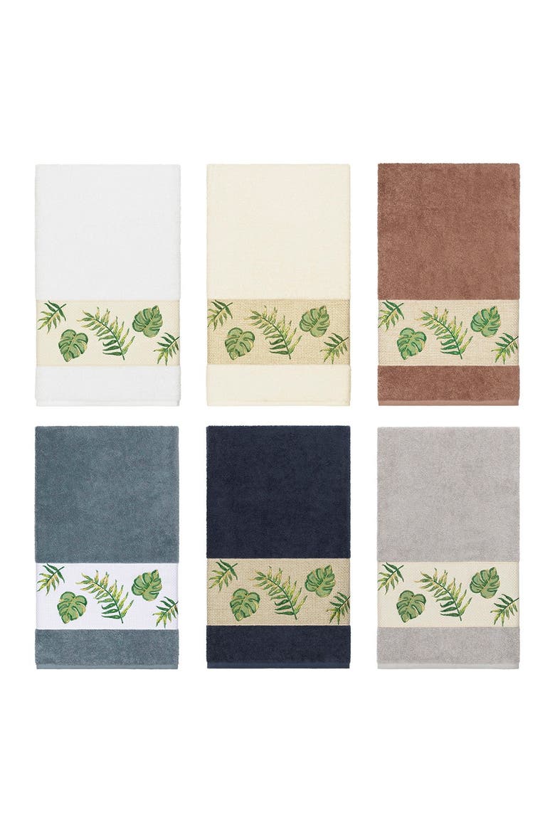 Zoe Embellished Bath Towel - Teal, Alternate, color, TEAL