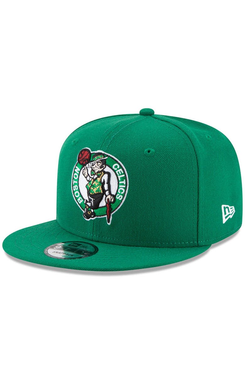 New Era Men's New Era Kelly Green Boston Celtics Official Team Color 9FIFTY Snapback Hat, Main, color, Kelly Green