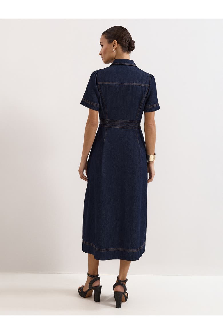 Aven Denim Dress, Alternate, color, Blue