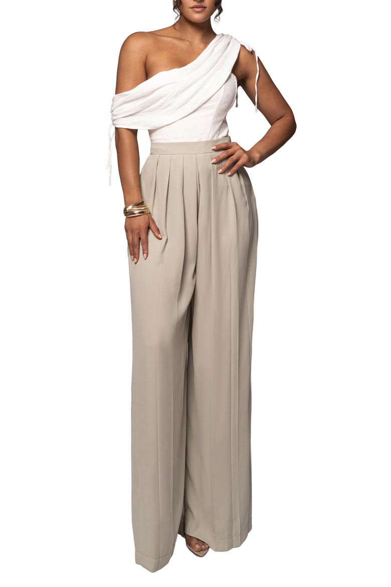 New Obsession Draped Top, Alternate, color, Off-White