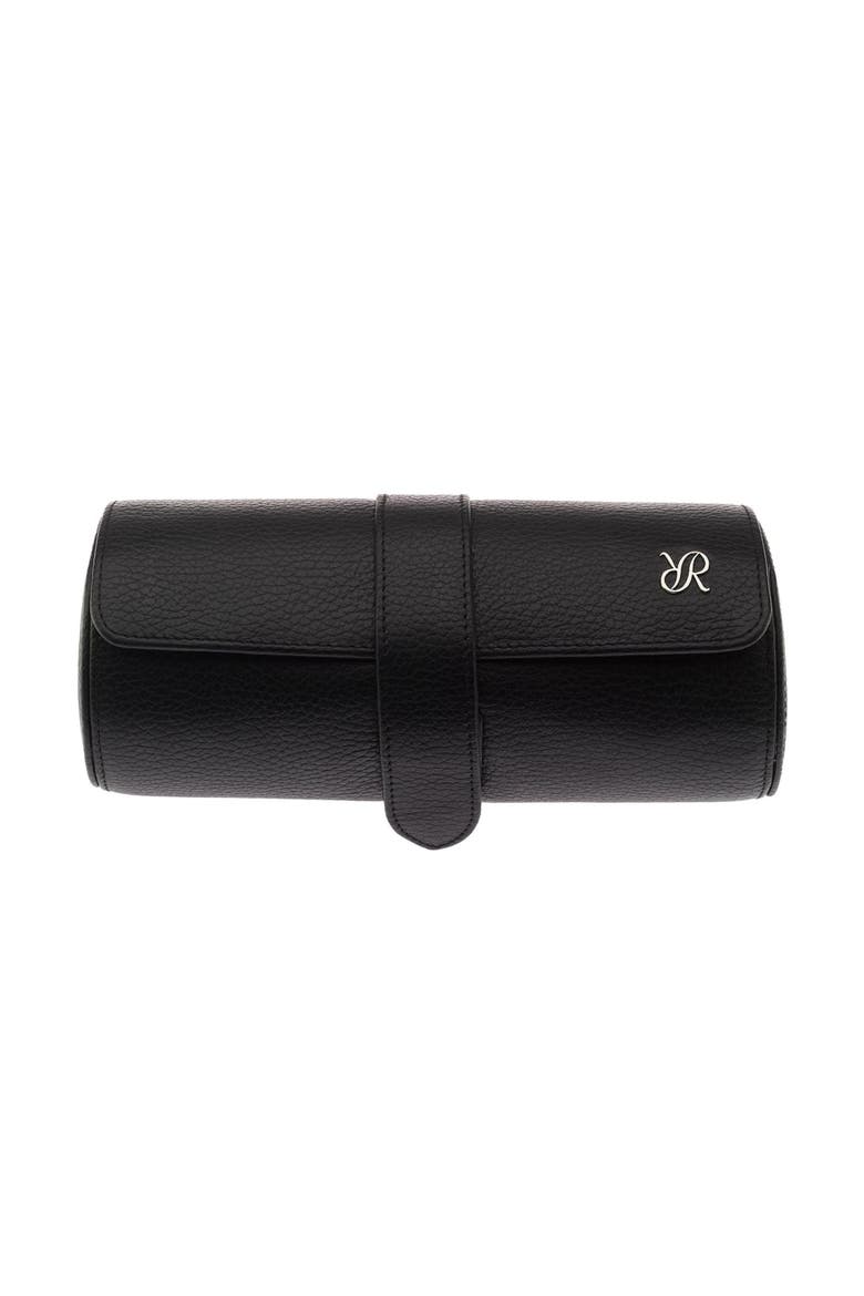 BEREKLEY THREE WATCH ROLL, Main, color, Black